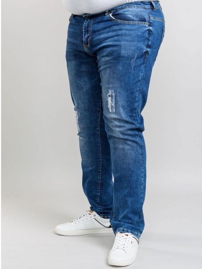 D555 Boxwell Ripped Jeans Stonewash - Herren-jeans & -hosen - Herren-Jeans & -Hosen in großen Größen