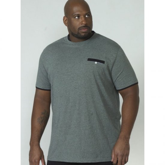D555 Nelly T-shirt Khaki - Herren-T-Shirts - Herren-T-Shirts in großen Größen