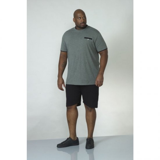 D555 Nelly T-shirt Khaki - Herren-T-Shirts - Herren-T-Shirts in großen Größen