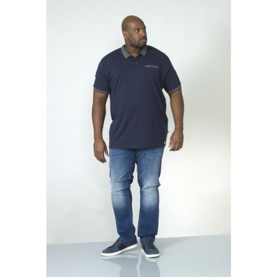 D555 Walker Polo Navy - Polo-shirts für herren - Polo-Shirts für Herren in großen Größen