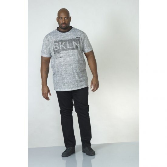 D555 NewYork Brooklyn T-shirt Black - Herren-T-Shirts - Herren-T-Shirts in großen Größen