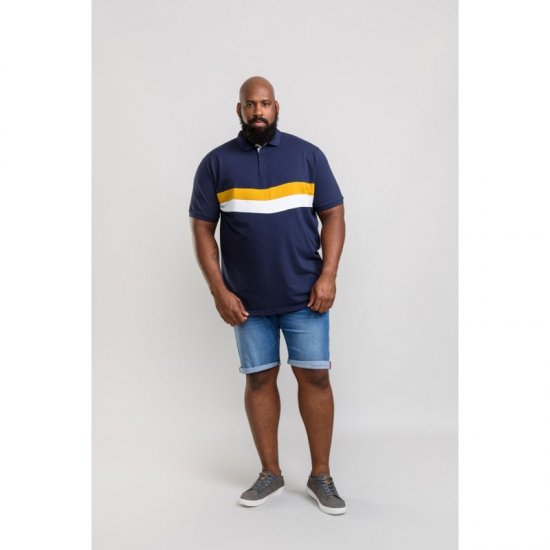 D555 Hopkins Polo Navy - Polo-shirts für herren - Polo-Shirts für Herren in großen Größen