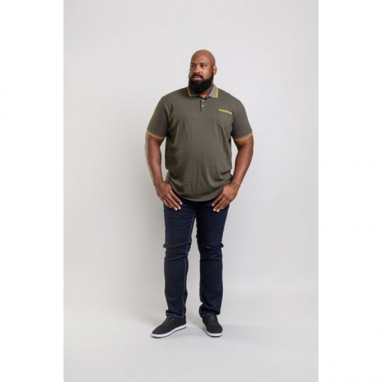 D555 Marshall Polo Khaki - Polo-shirts für herren - Polo-Shirts für Herren in großen Größen
