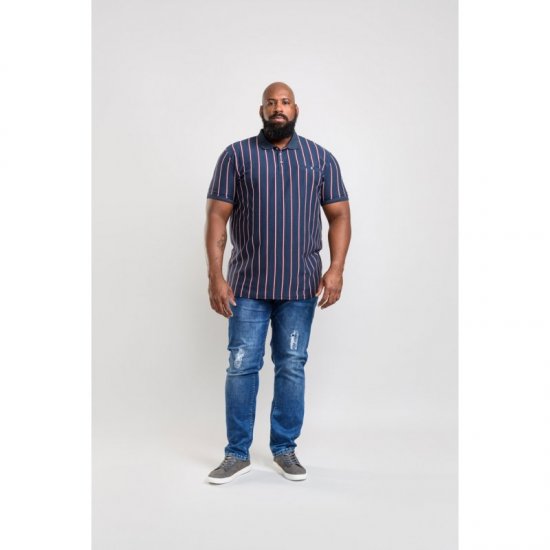 D555 Martel Polo Navy - Polo-shirts für herren - Polo-Shirts für Herren in großen Größen