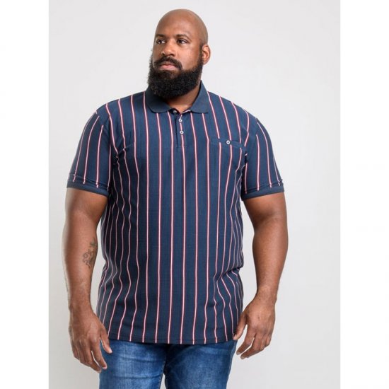 D555 Martel Polo Navy - Polo-shirts für herren - Polo-Shirts für Herren in großen Größen