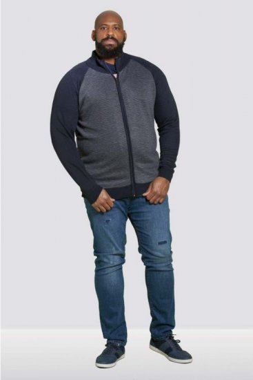 D555 Tanner Sweater Navy - Herren-sweater und -hoodies - Herren-Sweater und -Hoodies in großen Größen
