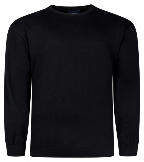 Espionage KW078 Pullover mit Rundhals Twilight Blue - Herren-sweater und -hoodies - Herren-Sweater und -Hoodies in großen Größen