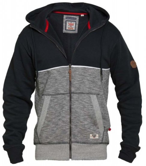 D555 Lamarsh Hoodie Navy - Herren-sweater und -hoodies - Herren-Sweater und -Hoodies in großen Größen