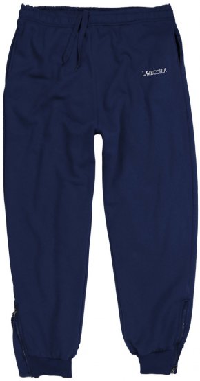 Lavecchia 2018 Sweatpants with Zippered Cuff Navy - Jogginghosen für herren - Jogginghosen für Herren in großen Größen