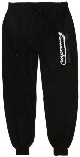 Lavecchia 2020 Sweatpants with Cuff Black - Jogginghosen für herren - Jogginghosen für Herren in großen Größen