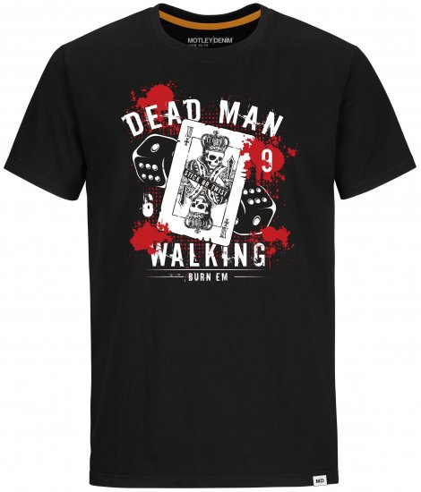 Motley Denim T-shirt Liberty Black - Herren-T-Shirts - Herren-T-Shirts in großen Größen