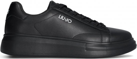 Liu Jo Big 01 Leather Sneakers Black/Black - Herrenschuhe 40-52 - 