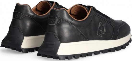 Liu Jo Running 01 Leather Sneakers Black - Herrenschuhe 40-52 - 