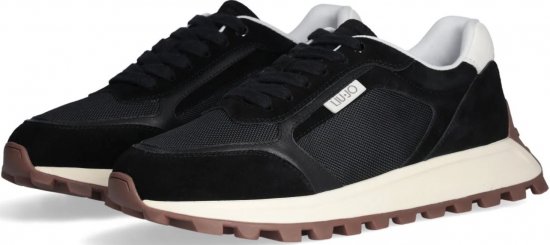 Liu Jo Running 02 Sneakers Black/Off White - Herrenschuhe 40-52 - 