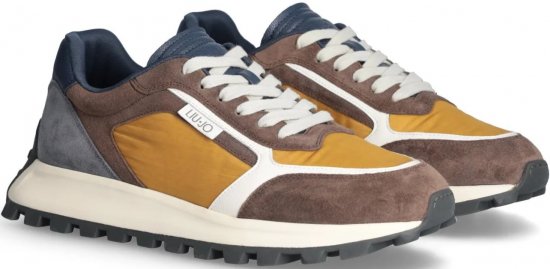 Liu Jo Running 02 Sneakers Brown/Blue/Tan - Herrenschuhe 40-52 - 