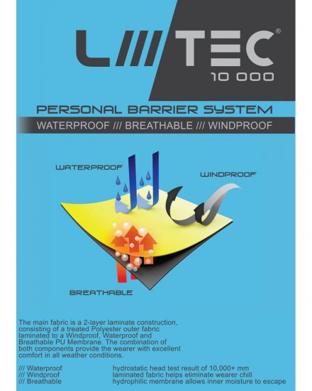 Leo Clovelly Breathable Executive Anorak Hi-Vis Yellow/Navy - Herren arbeitskleidung - Herren Arbeitskleidung Große Größen