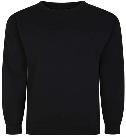 Espionage LW016A Sweatshirt in Schwarz - Herren-sweater und -hoodies - Herren-Sweater und -Hoodies in großen Größen