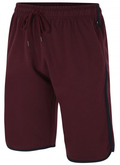 Kam Jeans 3312 Jersey Gym Shorts Burgundy - Jogginghosen für herren - Jogginghosen für Herren in großen Größen