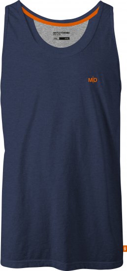 Motley Denim Madrid Tank top Dark Indigo - Herren-T-Shirts - Herren-T-Shirts in großen Größen