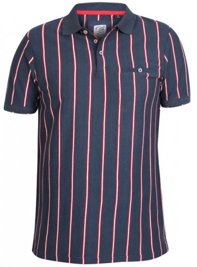 D555 Martel Polo Navy - Polo-shirts für herren - Polo-Shirts für Herren in großen Größen