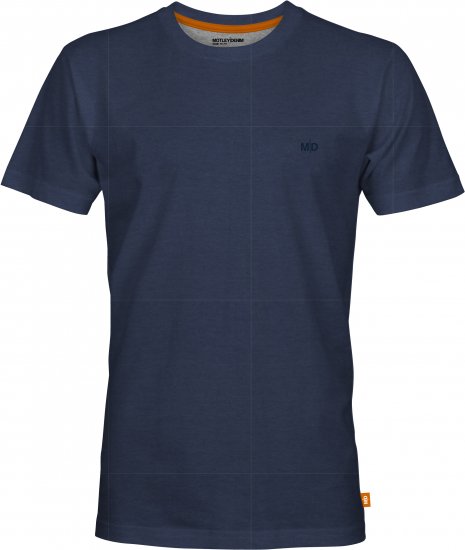 Motley Denim Malaga T-Shirt Dark Indigo - Herren-T-Shirts in großen Größen - Herren-T-Shirts in großen Größen