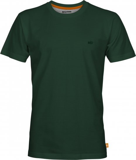 Motley Denim Malaga T-Shirt Racing Green - Herren-T-Shirts in großen Größen - Herren-T-Shirts in großen Größen