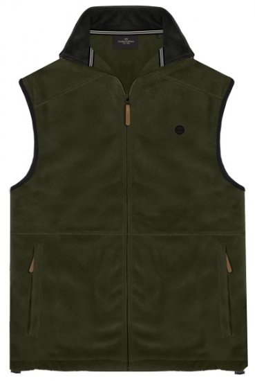 Double Outfitters MFT-7089 Sleeveless Fleece Vest Khaki - Herren jacken - Herren Jacken in großen Größen