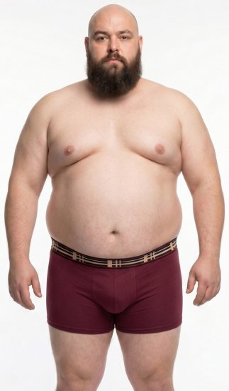 20 Nodi 979 Boxershorts 3er-Pack Bordeaux/Grau/Dunkelblau - Boxershorts - Boxershorts für Herren in großen Größen