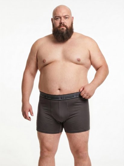20 Nodi 979 Boxershorts 3er-Pack Bordeaux/Grau/Dunkelblau - Boxershorts - Boxershorts für Herren in großen Größen