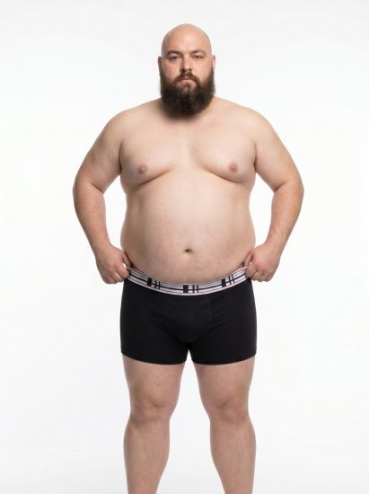 20 Nodi 979 Boxershorts 3er-Pack Bordeaux/Grau/Dunkelblau - Boxershorts - Boxershorts für Herren in großen Größen