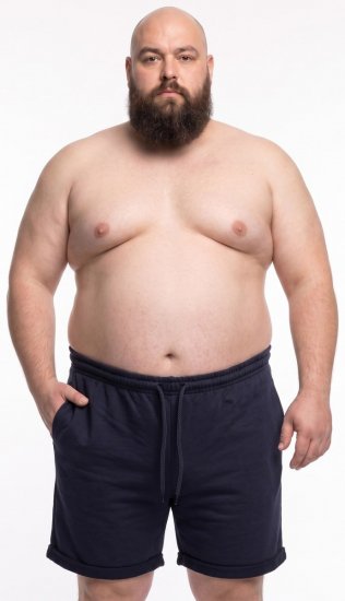 20 Nodi Bora Sweatbermuda Dunkelblau - Jogginghosen für herren - Jogginghosen für Herren in großen Größen