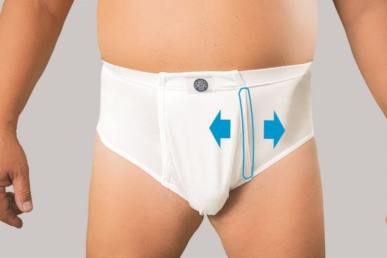 20 Nodi Combed Cotton Jersey Briefs with High Side Cut and Side Opening White - Herrenunterwäsche & bademode - Herrenunterwäsche & Bademode in großen Größen