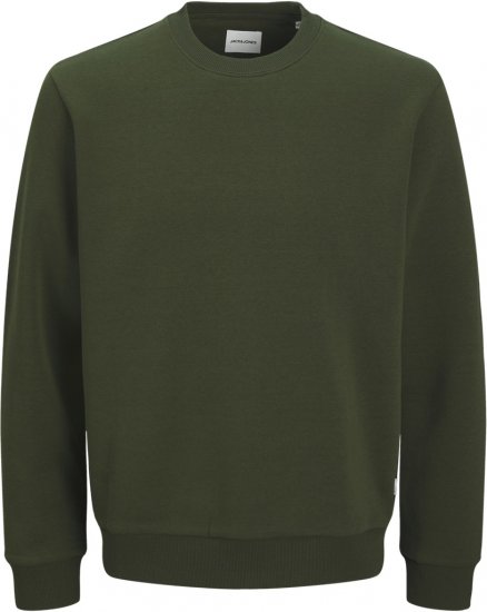 Jack & Jones Bradley Sweatshirt Green - Herren-sweater und -hoodies - Herren-Sweater und -Hoodies in großen Größen