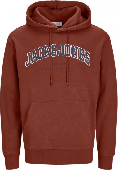 Jack & Jones CALEB Hoodie Red - Herren-sweater und -hoodies - Herren-Sweater und -Hoodies in großen Größen
