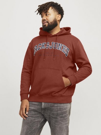 Jack & Jones CALEB Hoodie Red - Herren-sweater und -hoodies - Herren-Sweater und -Hoodies in großen Größen
