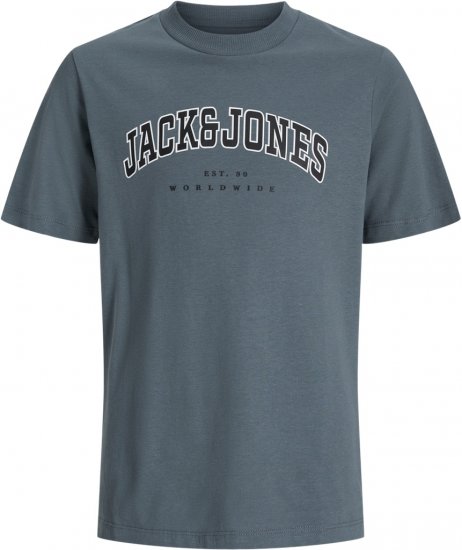Jack & Jones Caleb Varsity T-Shirt Grey - Herren-T-Shirts - Herren-T-Shirts in großen Größen