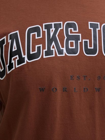 Jack & Jones Caleb Varsity T-Shirt Red - Herren-T-Shirts - Herren-T-Shirts in großen Größen