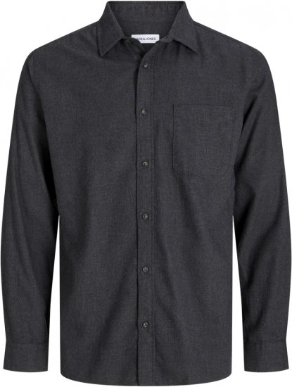 Jack & Jones Classic Long Sleeve Shirt Grey - Herrenhemden - Herrenhemden in großen Größen