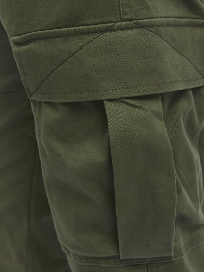 Jack & Jones Jonnie Cuffed Cargo Pants Green - Herren-jeans & -hosen - Herren-Jeans & -Hosen in großen Größen