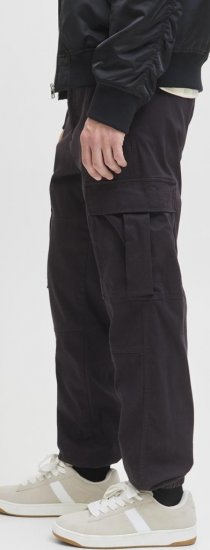 Jack & Jones Jonnie Cuffed Cargo Pants Black - Herren-jeans & -hosen - Herren-Jeans & -Hosen in großen Größen