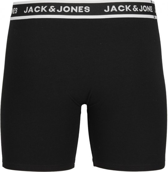 Jack & Jones Solid Boxer 3-Pack Black - Boxershorts - Herren Boxershorts Große Größen 