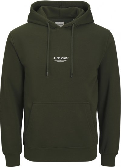 Jack & Jones Soho Hoodie Green - Herren-sweater und -hoodies - Herren-Sweater und -Hoodies in großen Größen