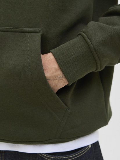 Jack & Jones Soho Hoodie Green - Herren-sweater und -hoodies - Herren-Sweater und -Hoodies in großen Größen