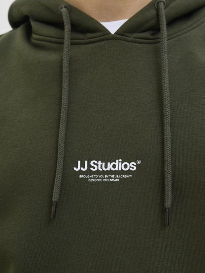 Jack & Jones Soho Hoodie Green - Herren-sweater und -hoodies - Herren-Sweater und -Hoodies in großen Größen