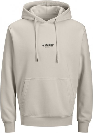Jack & Jones Soho Hoodie Grey - Herren-sweater und -hoodies - Herren-Sweater und -Hoodies in großen Größen