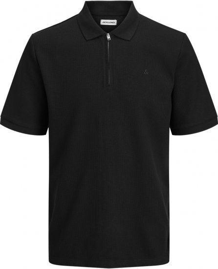 Jack & Jones Austin Polo Short Sleeve Black - Polo-shirts für herren - Polo-Shirts für Herren in großen Größen