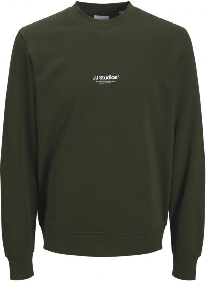 Jack & Jones Soho Sweatshirt Green - Herren-sweater und -hoodies - Herren-Sweater und -Hoodies in großen Größen