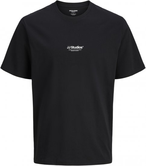 Jack & Jones Soho T-Shirt Black - Herren-T-Shirts - Herren-T-Shirts in großen Größen