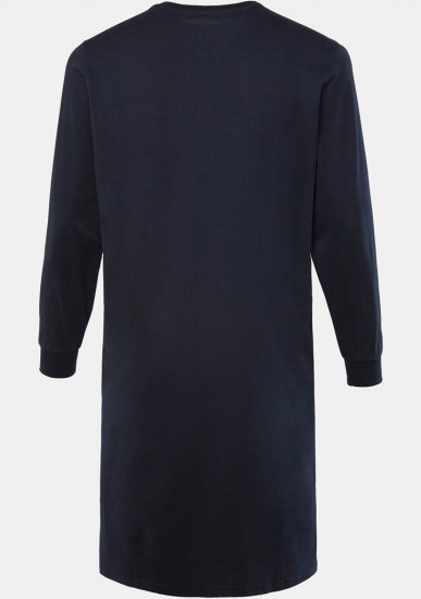 JP1880 Henley Long Sleeved Night Dress Navy - Herrenunterwäsche & Bademode in großen Größen - Herrenunterwäsche & Bademode in großen Größen