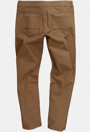 JP1880 Twill Trousers Belly Fit 5-Pocket Brown - Herren-jeans & -hosen - Herren-Jeans & -Hosen in großen Größen